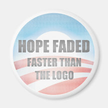 Hope Faded Fridge Magnets