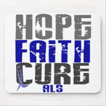 HOPE FAITH CURE ALS MOUSE MATS