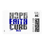 HOPE FAITH CURE ALS POSTAGE