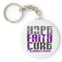 HOPE FAITH CURE ALZHEIMER’S DISEASE KEY CHAIN