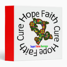 Hope Faith Cure Autism v1  Awareness Binder