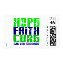 Hope Faith Cure Batten Disease Postage Stamp