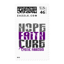 HOPE FAITH CURE CYSTIC FIBROSIS T-Shirts & Apparel Postage Stamps