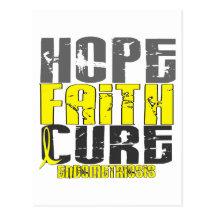 HOPE FAITH CURE ENDOMETRIOSIS T-Shirts & Apparel Post Card