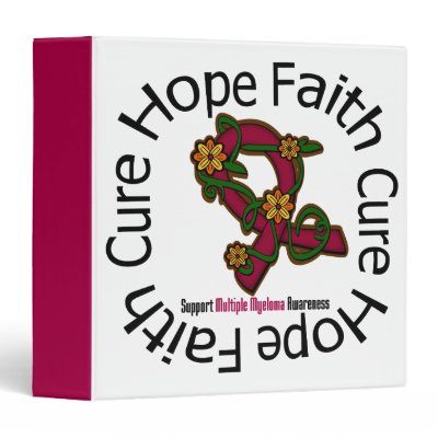 Hope Faith Cure Multiple Myeloma Awareness Binder