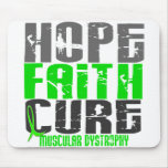 HOPE FAITH CURE MUSCULAR DYSTROPHY T-Shirts mousepads