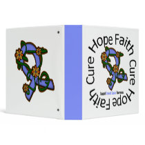 Hope Faith Cure Stomach Cancer Awareness Binder by giftsforawareness Hope Faith Cure Stomach Cancer Awareness Binder