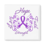 Hope Faith Love Strength Fibromyalgia magnets