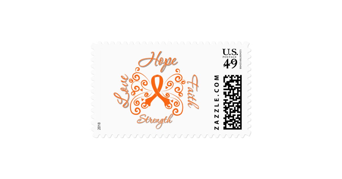 Hope Faith Love Strength Leukemia Stamp Zazzle