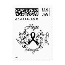 Hope Faith Love Strength Melanoma Postage Stamps