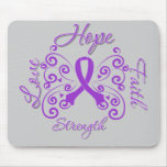 Hope Faith Love Strength Pancreatic Cancer Mousepad