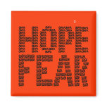 HOPE-FEAR-BLACK Magnet