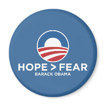 hope > fear obama 08 hope won fridge magnets