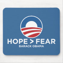 hope > fear obama 08 hope won mouse pads