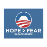 hope > fear obama 08 hope won post cards