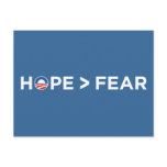 hope > fear obama 2008 hope won post cards