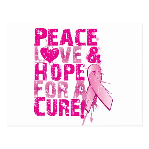 hope for a cure 2009 postcard