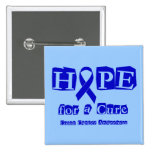 Hope for a Cure - Blue Ribbon Pins