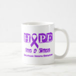Hope for a Cure - Purple Ribbon Coffee Mug