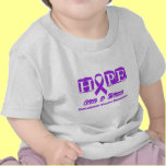 Hope for a Cure - Purple Ribbon T Shirt