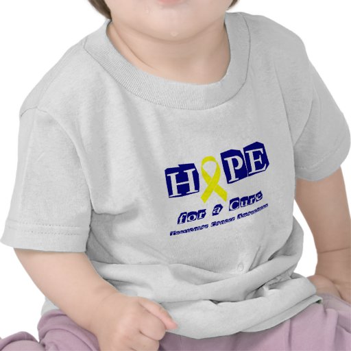 Hope for a Cure - Yellow Ribbon T Shirts