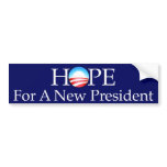 Hope For a New President Bumper Sticker