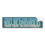 Hope For Change Bumper Sticker bumper stickers