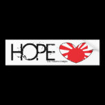 Hope For Japan bumper stickers