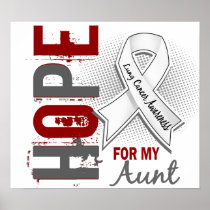 Hope For My Aunt Lung Cancer Poster