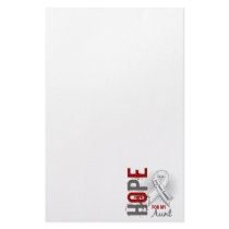 Hope For My Aunt Lung Cancer Stationery Design