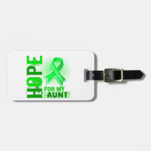 Hope For My Aunt Lymphoma Bag Tags