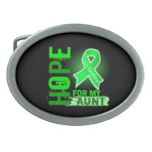 Hope For My Aunt Lymphoma Belt Buckle