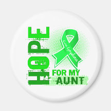 Hope For My Aunt Lymphoma Fridge Magnet