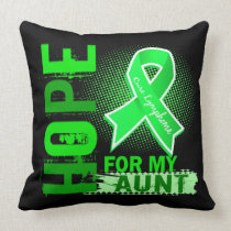 Hope For My Aunt Lymphoma Throw Pillow