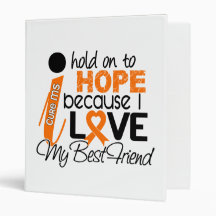 Hope For My Best Friend Multiple Sclerosis MS Vinyl Binders