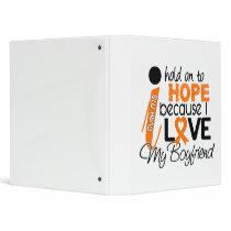 Hope For My Boyfriend Multiple Sclerosis MS Vinyl Binder