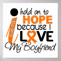 Hope For My Boyfriend Multiple Sclerosis MS Print