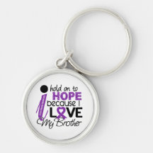 Hope For My Brother Cystic Fibrosis Keychains