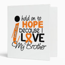 Hope For My Brother MS Multiple Sclerosis Binder