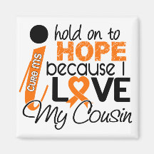 Hope For My Cousin Multiple Sclerosis MS Magnet
