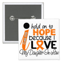 Hope For My Daughter-In-Law MS Multiple Sclerosis Buttons