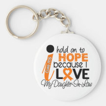 Hope For My Daughter-In-Law MS Multiple Sclerosis Keychain