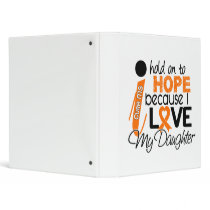 Hope For My Daughter Multiple Sclerosis MS 3 Ring Binder