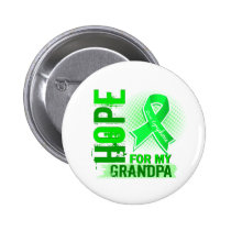 Hope For My Grandpa Lymphoma Pinback Button