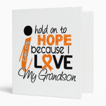 Hope For My Grandson Multiple Sclerosis MS Vinyl Binders