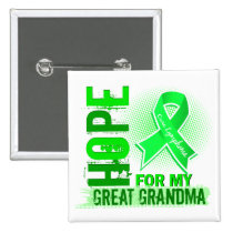 Hope For My Great Grandma Lymphoma Pins