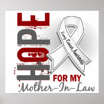 Hope For My Mother-In-Law Lung Cancer Print