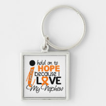 Hope For My Nephew MS Multiple Sclerosis Keychain