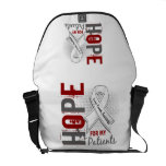 Hope For My Patients Lung Cancer Courier Bag