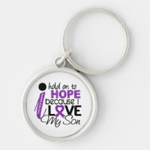 Hope For My Son Cystic Fibrosis Keychains